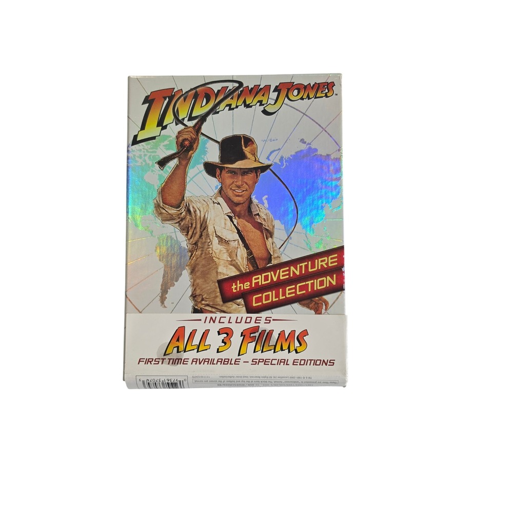 Indiana Jones The Adventure Collection 3-DVD Box Set Special Edition Trilogy